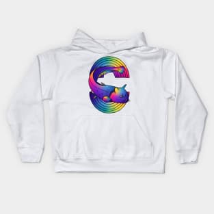 Rainbow Circle Think Kids Hoodie